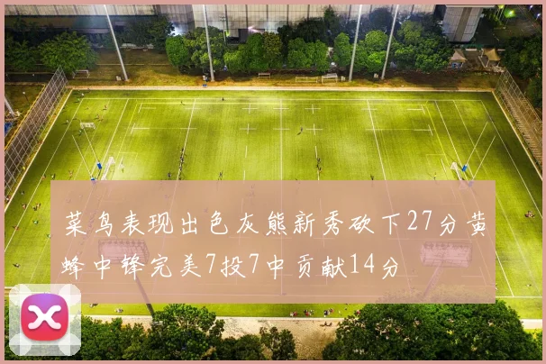 菜鸟表现出色灰熊新秀砍下27分黄蜂中锋完美7投7中贡献14分